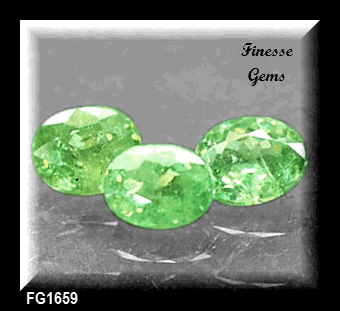 0.42 ct Oval Green Andradite Demantoid Garnet
