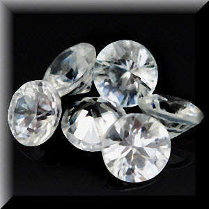 1.0 ct. Flawless Round Diamond Cut Super White Natural Sapphire