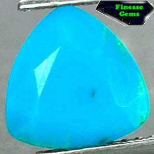 2.30 CTS. NATURAL TRILLION INTENSE CYAN BLUE TURQUOISE