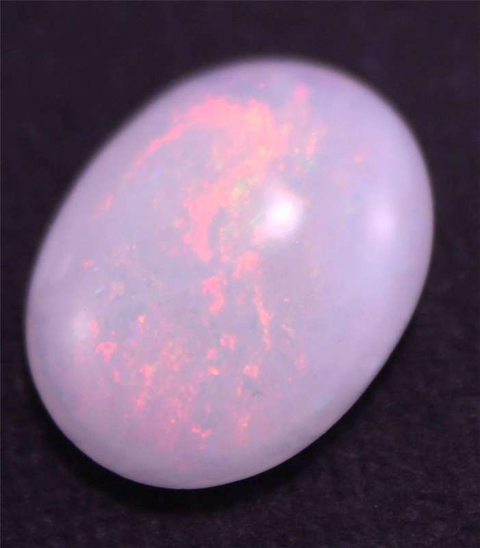 0.65 CTS. RED COOBER PEDY OPAL SOLID LOOSE AUSTRALIA NATURAL FIRE OPAL