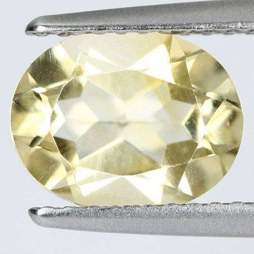 1.61 CTS. 9 X 7MM. UNHEATED NATURAL YELLOW CITRINE
