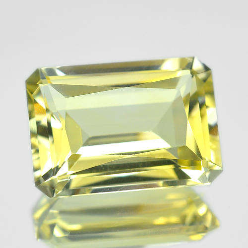6.76 CT. DAZZLING NATURAL UNHEATED LIGHT YELLOW CITRINE