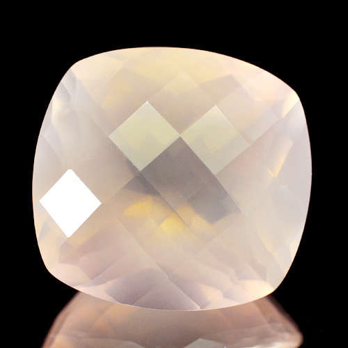 25.02 CT. WONDERFUL NATURAL UNHEATED CUSHION PINK ROSE QUARTZ