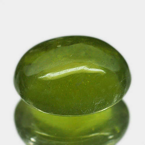 5.04 CT. ELEGANT NATURAL CABOCHON GREEN SAPPHIRE