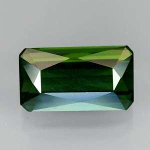 3.76CT- NATURAL DEEP GREEN TOURMALINE MOZAMBIQUE EMERALD CUT