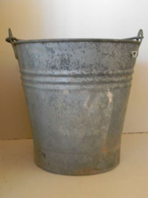 Old Galavnized Bucket