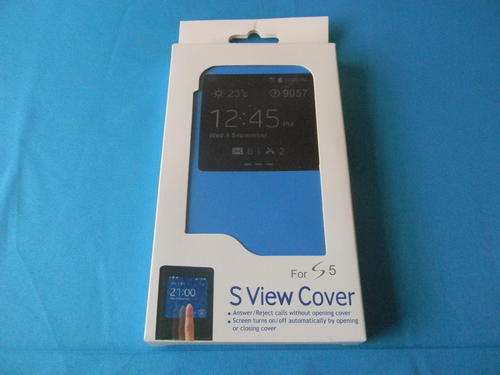 SAMSUNG S5 S VIEW COVER BLUE
