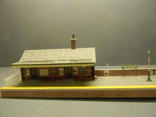 SCRATCH BUILD HO RAILWAY STATION