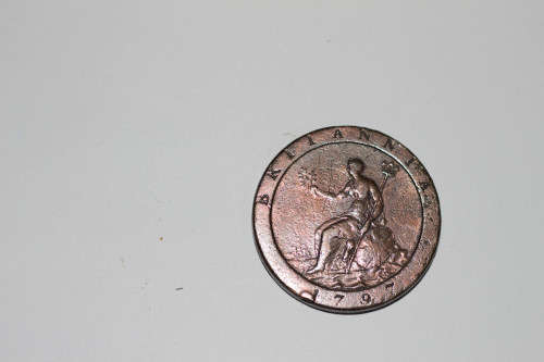 HUGE & HEAVY 1797 UK Copper Cartwheel Penny George III