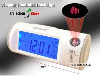 Clapping Controlled Projection Clock