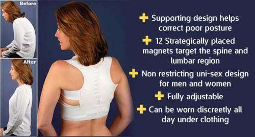 POSTURE SUPPORT - POWER MAGNETIC