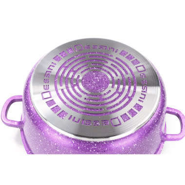 10-PIECE LUXURY GRANITE CASSEROLE SET