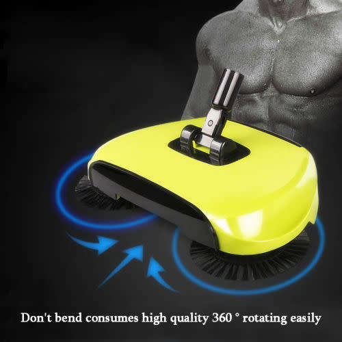 Magic Automatic Hand Push Sweeper Household Broom Cleaning Without Electricity