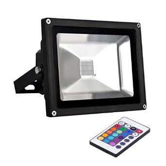 20W RGB LED Floodlight With Remote-Full Power