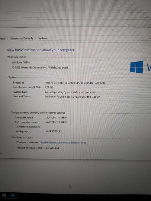 Lenovo Legion y540 i5 , Gtx 1660ti