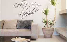 Geloof,Hoop,Liefde vinyl Decal, loose words, be creative!!