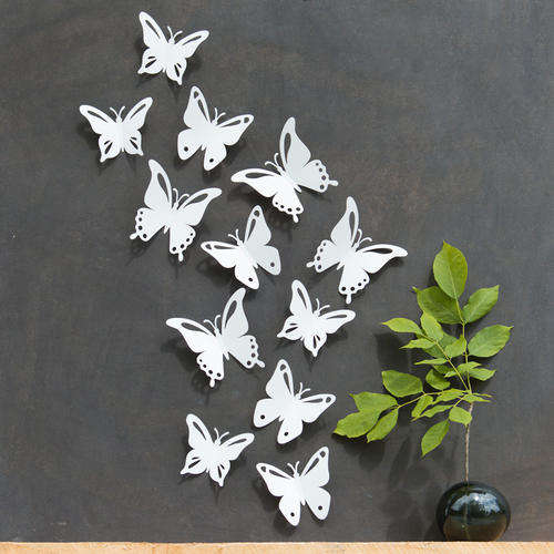 3d butterflies wall art