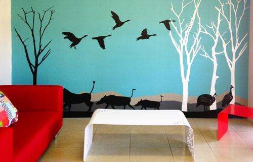 Wildlife forest Wall mural for all rooms.