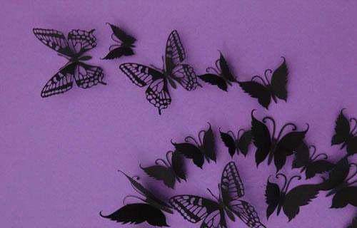 3D butterflies