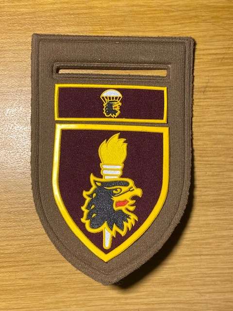 44 parachute BRIgade shoulder flash right side 1 pin