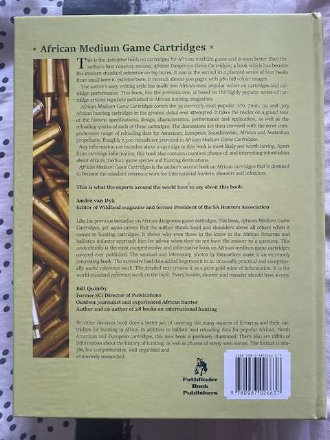 African Medium Game Cartridge Book NEW