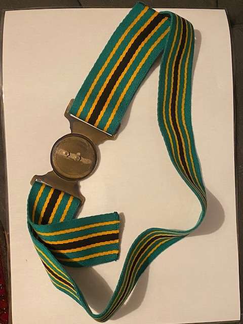 Johannesburg East Commando Stable Belt and Buckle.