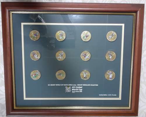 ICC Cricket World Cup SA 2003 Mascot Medallion Collection - Limited collector's edition