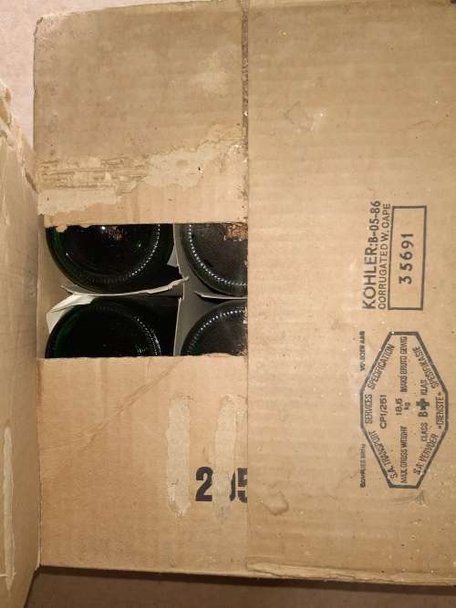 Two boxes (24 bottles) collectable wines: KWV Cabernet Sauvignon 1982 and KWV Roodeberg 1981