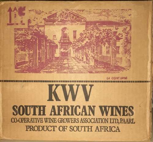 Two boxes (24 bottles) collectable wines: KWV Cabernet Sauvignon 1982 and KWV Roodeberg 1981