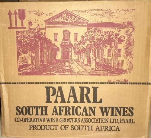 Two boxes (24 bottles) collectable wines: KWV Cabernet Sauvignon 1982 and KWV Roodeberg 1981