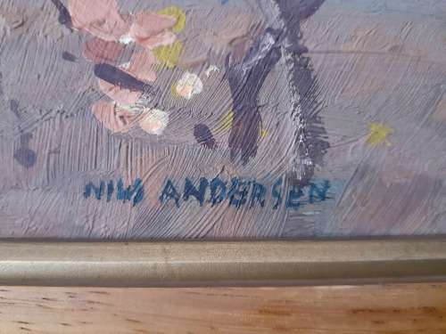 Original Oil Painting by Nils Anderson (1897 - 1972)