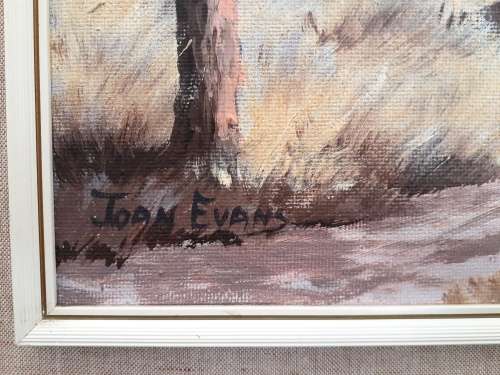 Original Oil Painting by renowned Rhodesian Artist Joan Evans (1905 - 1985)