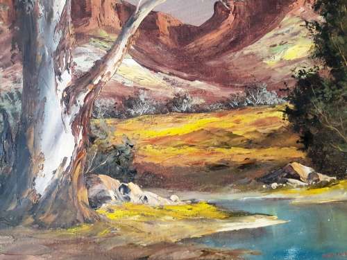 Stunning Large Oil Painting by South African artist Keith Faure (1944 -     ) c.1960