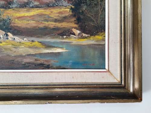 Stunning Large Oil Painting by South African artist Keith Faure (1944 -     ) c.1960