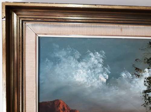 Stunning Large Oil Painting by South African artist Keith Faure (1944 -     ) c.1960