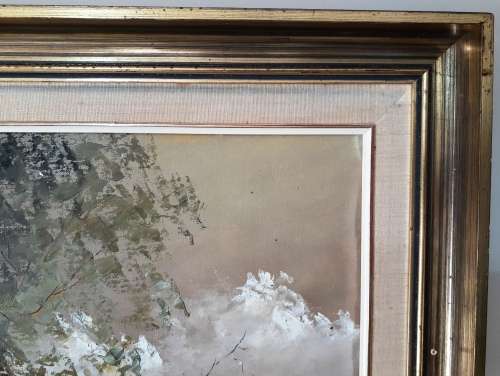 Stunning Large Oil Painting by South African artist Keith Faure (1944 -     ) c.1960