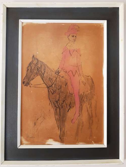 Bargain! Pablo Picasso (1881 - 1973) `Arlequin et cheval` NYGS Lithograph Print