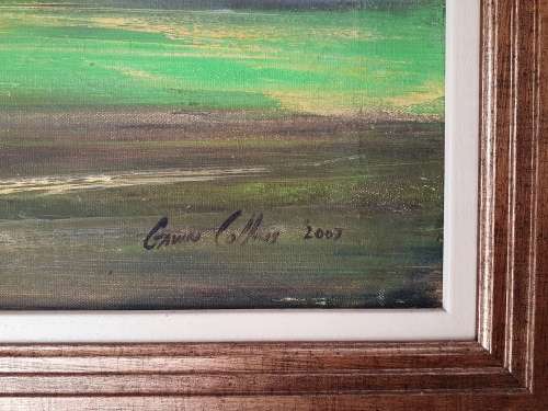 Investment! Beautiful Large Oil on Canvas Painting by Renowned SA Artist Cavin Collins (1971 -    )