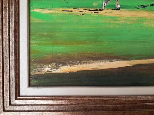 Investment! Beautiful Large Oil on Canvas Painting by Renowned SA Artist Cavin Collins (1971 -    )
