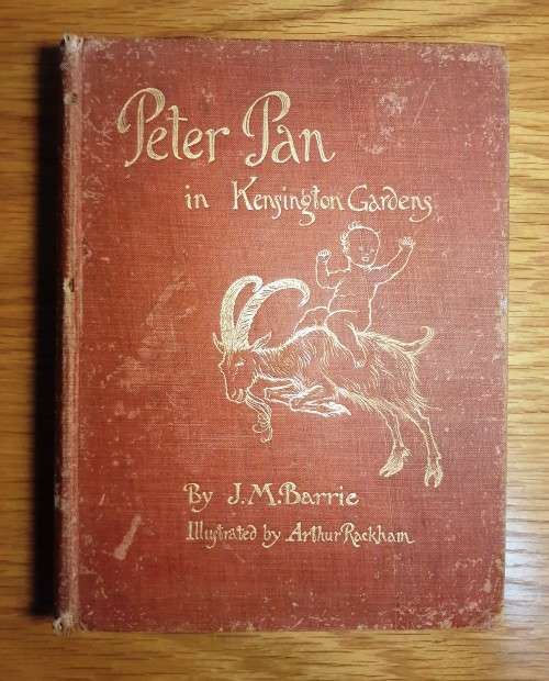 Rare Antique Book - Peter Pan in Kensington Gardens  - Printed 1909