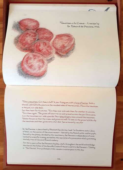 Collectable and Very Rare Chef`s Cookbook by Topsi Venter