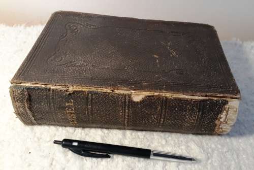 Antique 1891 Dutch Staten Generaal Bijbel