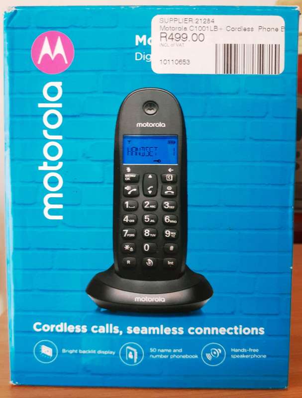 Brand New Motorola C1001LB Cordless Phone