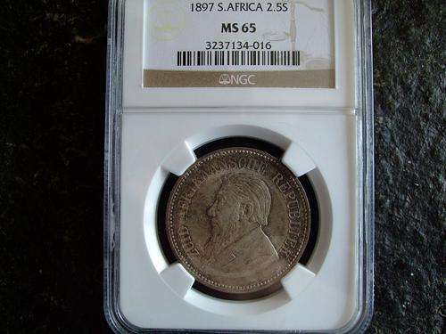 1897 half crown MS65 - Finest Known! - Crazy R1 Start !!