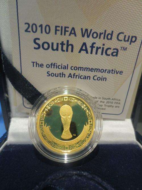 2010 Proof Fifa Commerative Signature Medallion 24ct