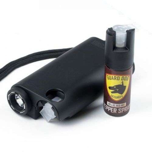 Guard Dog Olympian 3-IN-1 Stun Gun/Pepper Spray/LED - Black