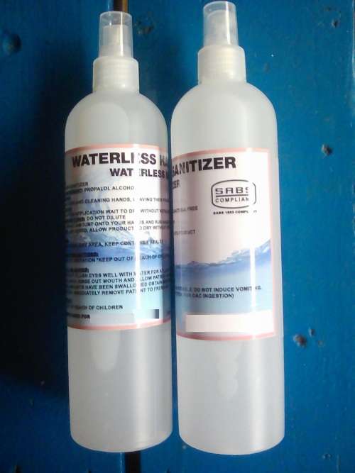 Waterless Hand Sanitizer 500ml spray 70 % Alcohol