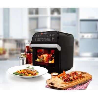 Milex Digital Hurricane Power 12L AirFryer Oven with Rotisserie