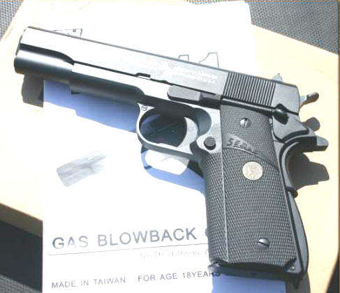 Colt 1911 BB blowback gun Black