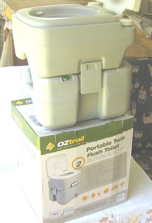 TOILET PORTABLE TWIN FLUSH